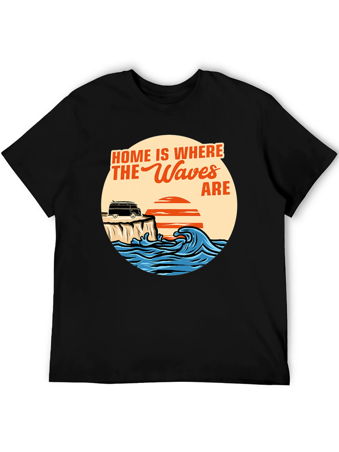 Home Is Where The Waves Are Graphic T-Shirt