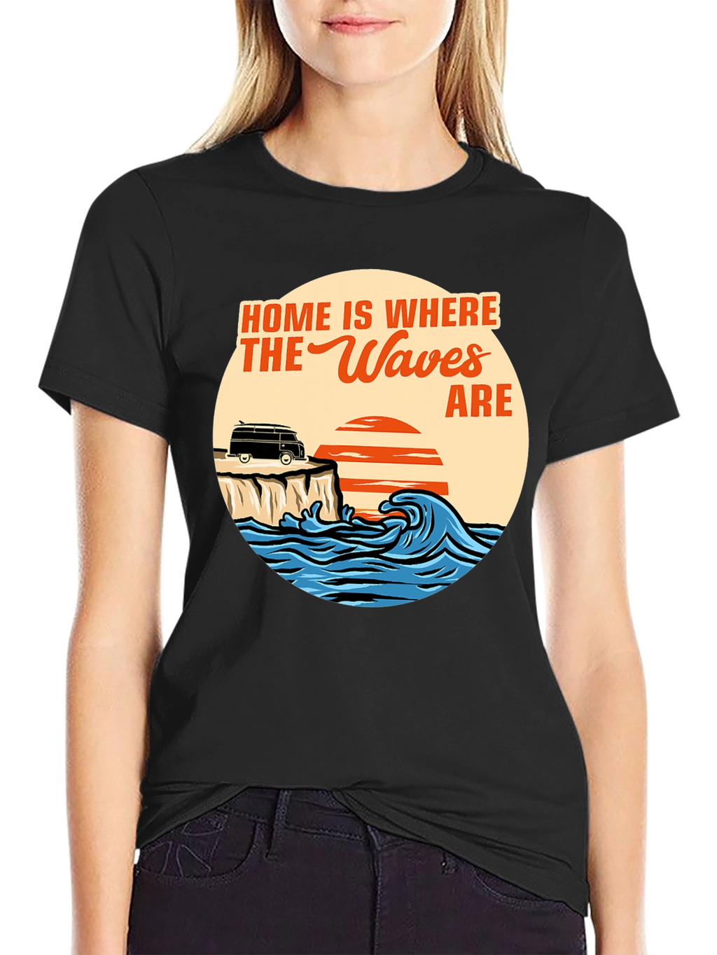 Home Is Where The Waves Are Graphic T-Shirt