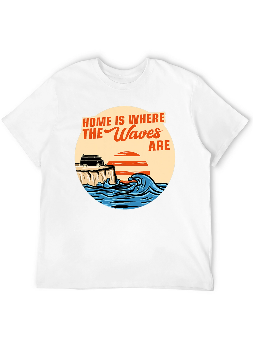 Home Is Where The Waves Are Graphic T-Shirt