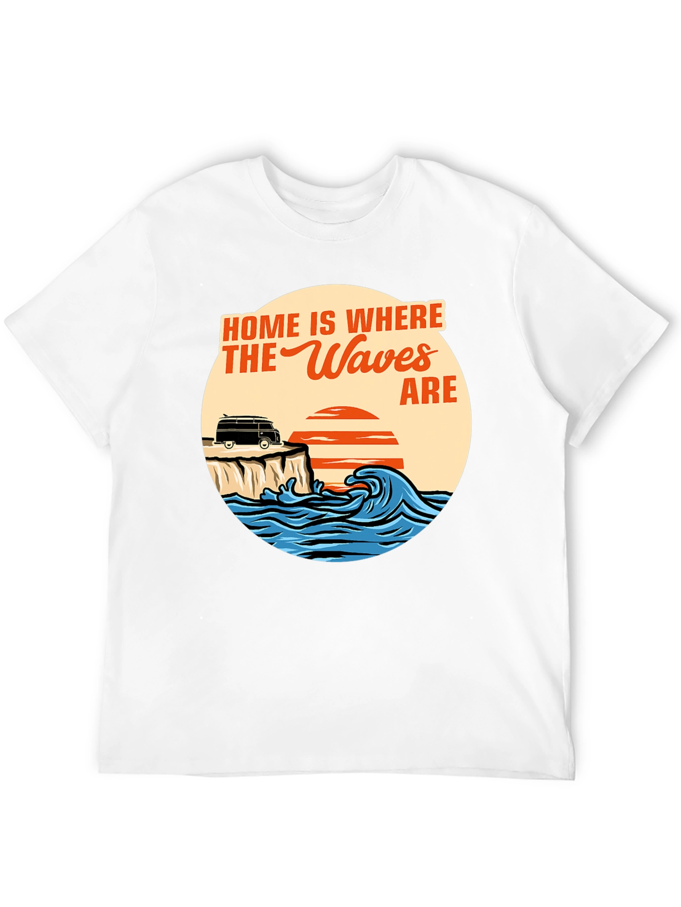 Home Is Where The Waves Are Graphic T-Shirt