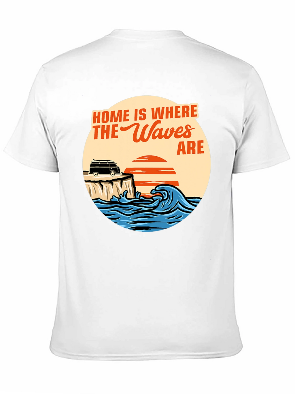 Home Is Where The Waves Are Graphic T-Shirt