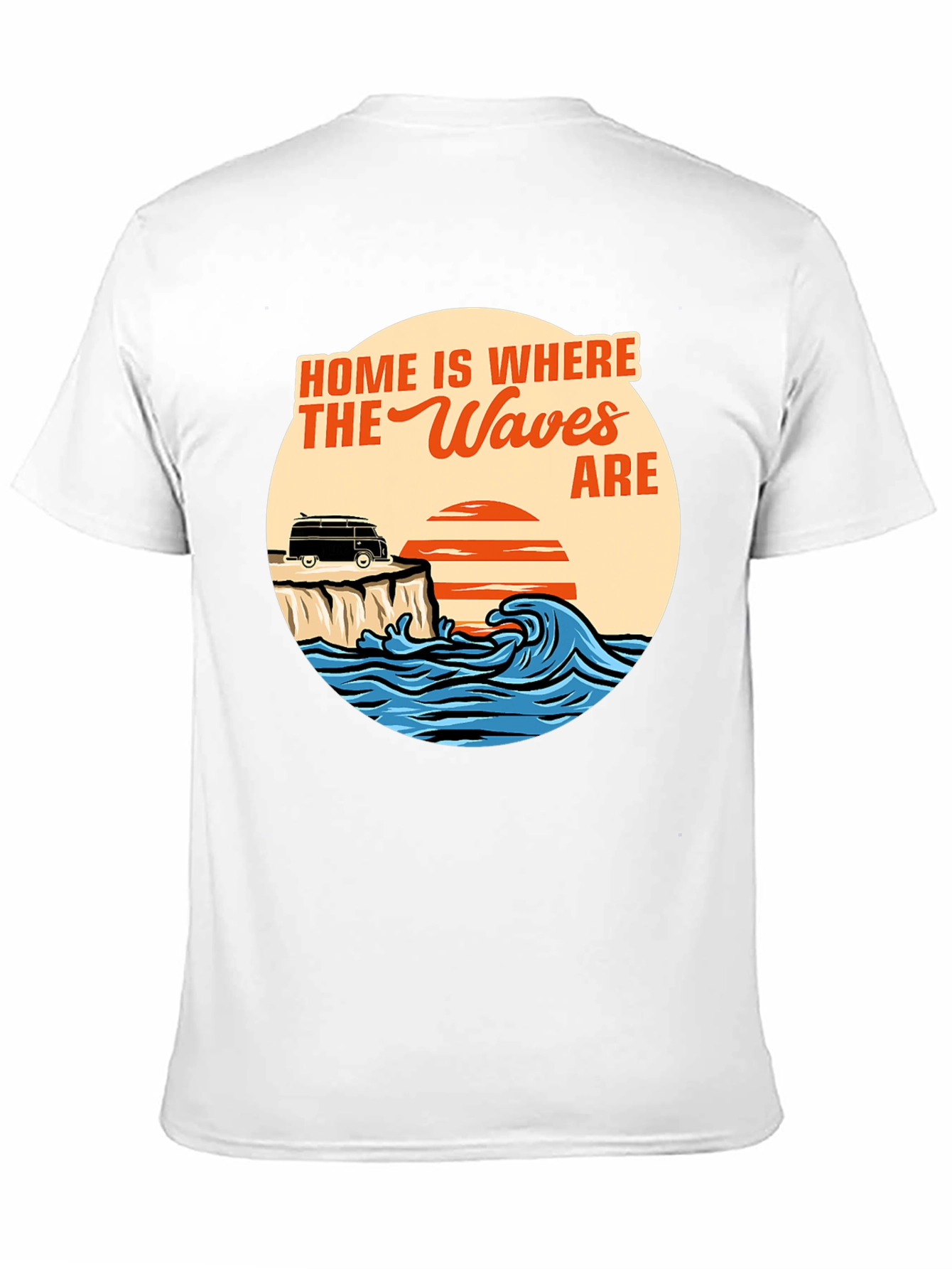 Home Is Where The Waves Are Graphic T-Shirt