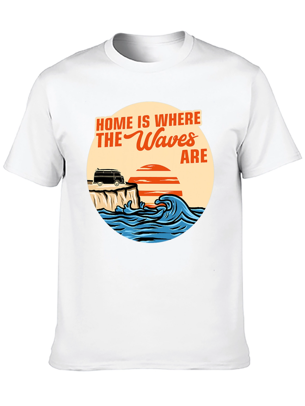 Home Is Where The Waves Are Graphic T-Shirt