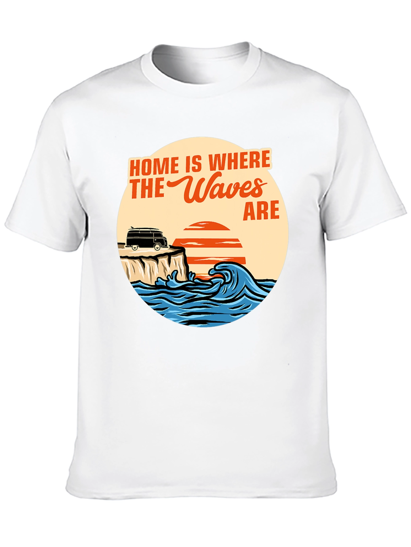 Home Is Where The Waves Are Graphic T-Shirt