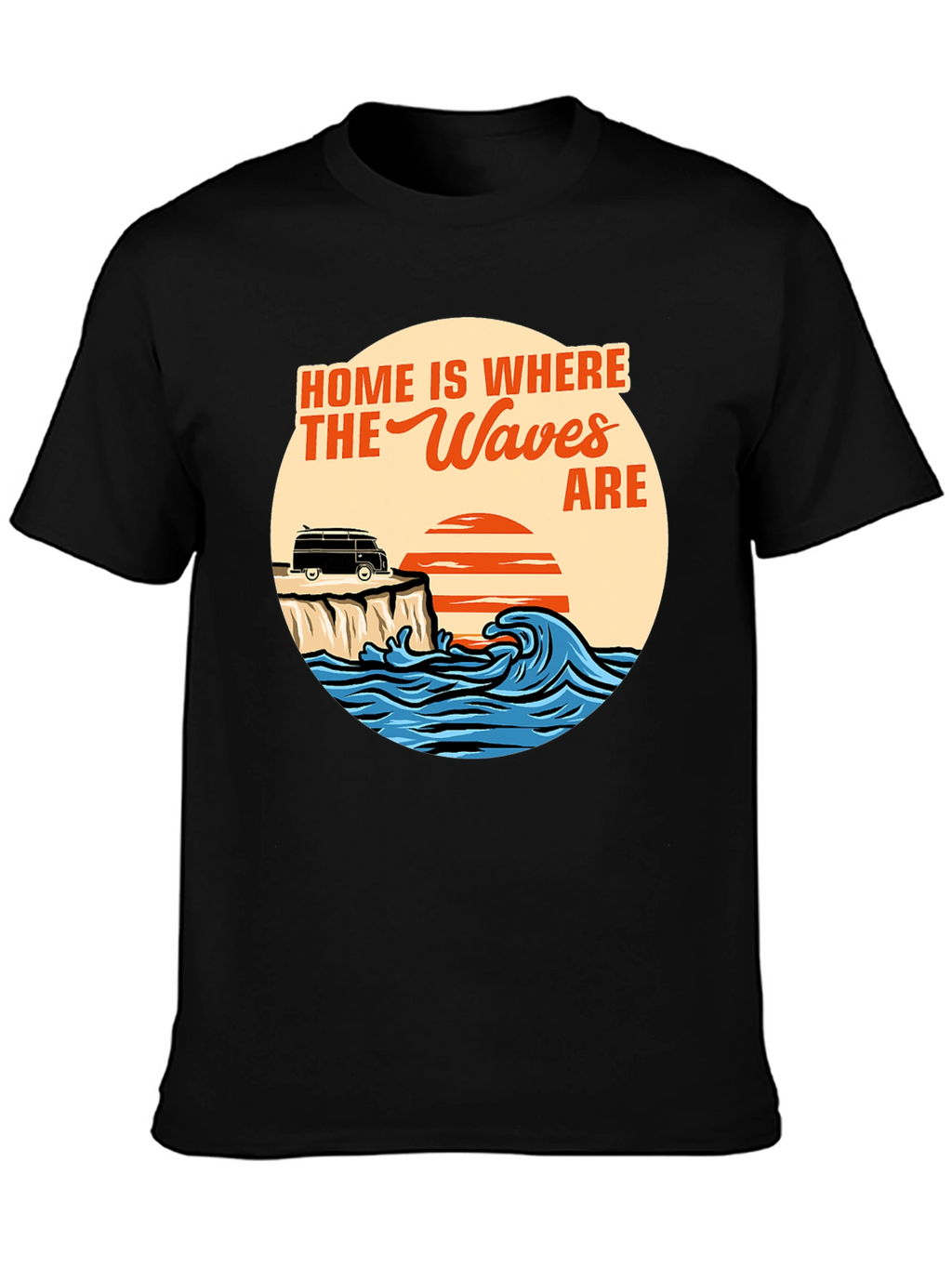 Home Is Where The Waves Are Graphic T-Shirt