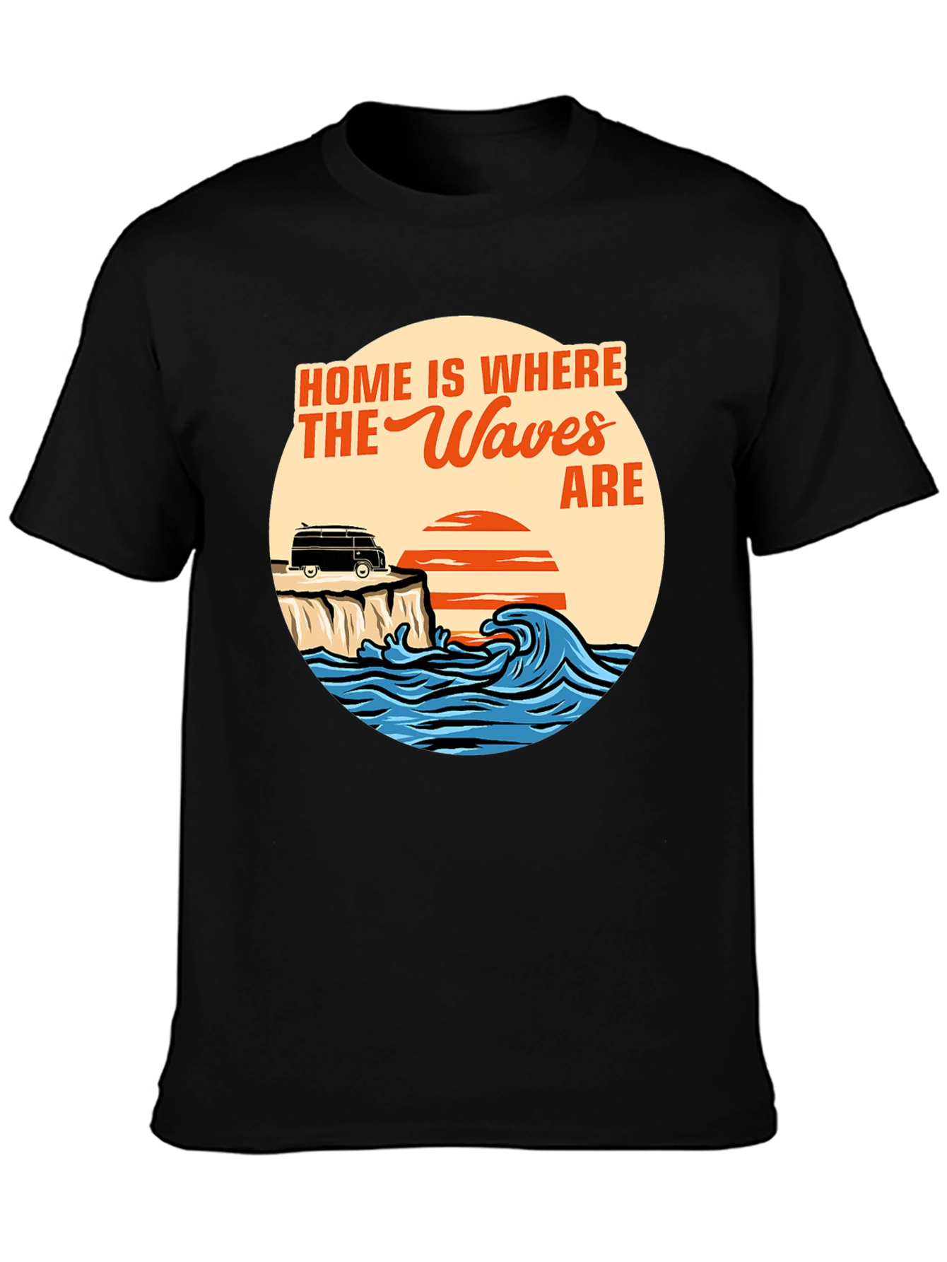 Home Is Where The Waves Are Graphic T-Shirt