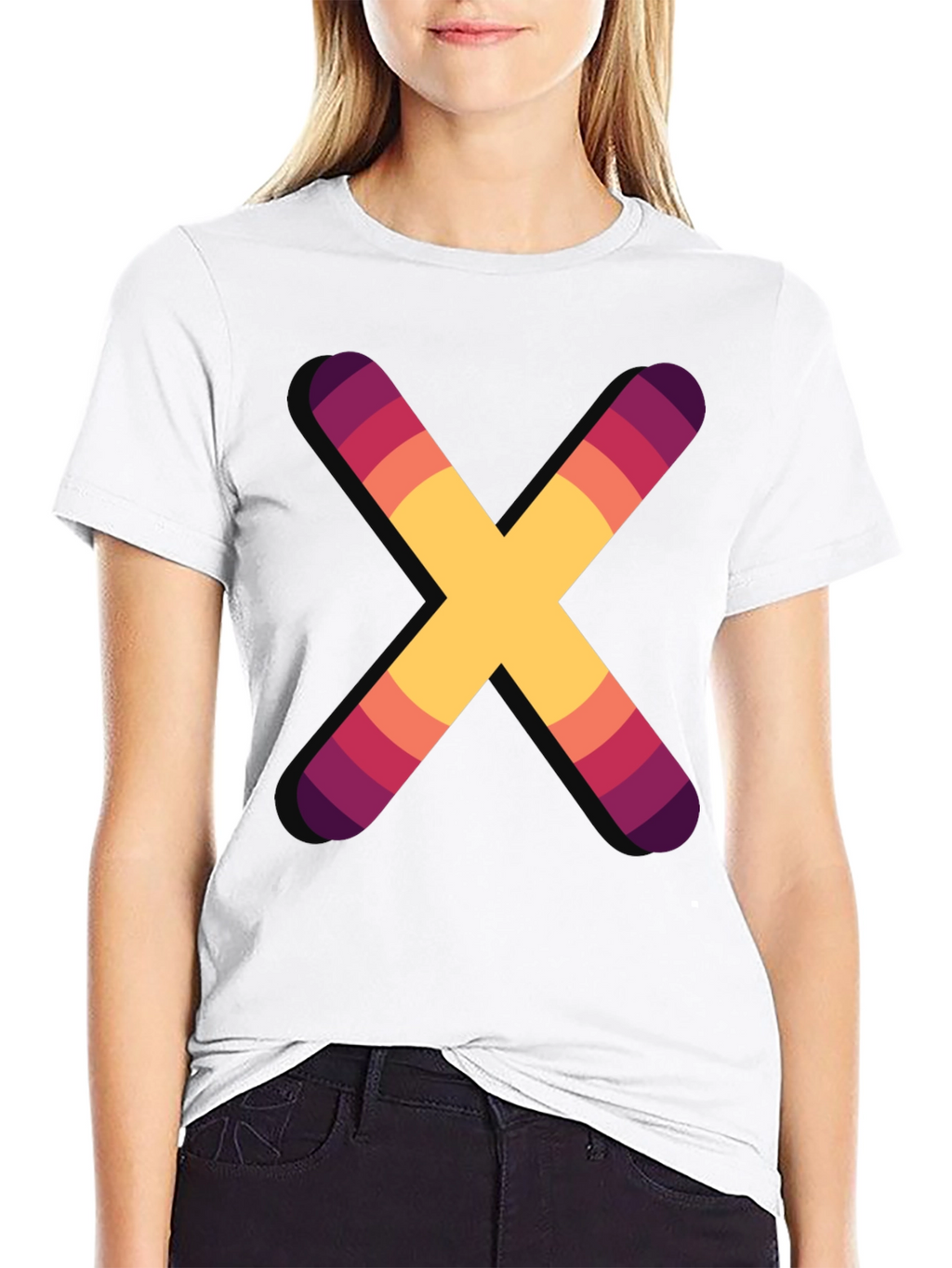 Colorful X Graphic T-Shirt