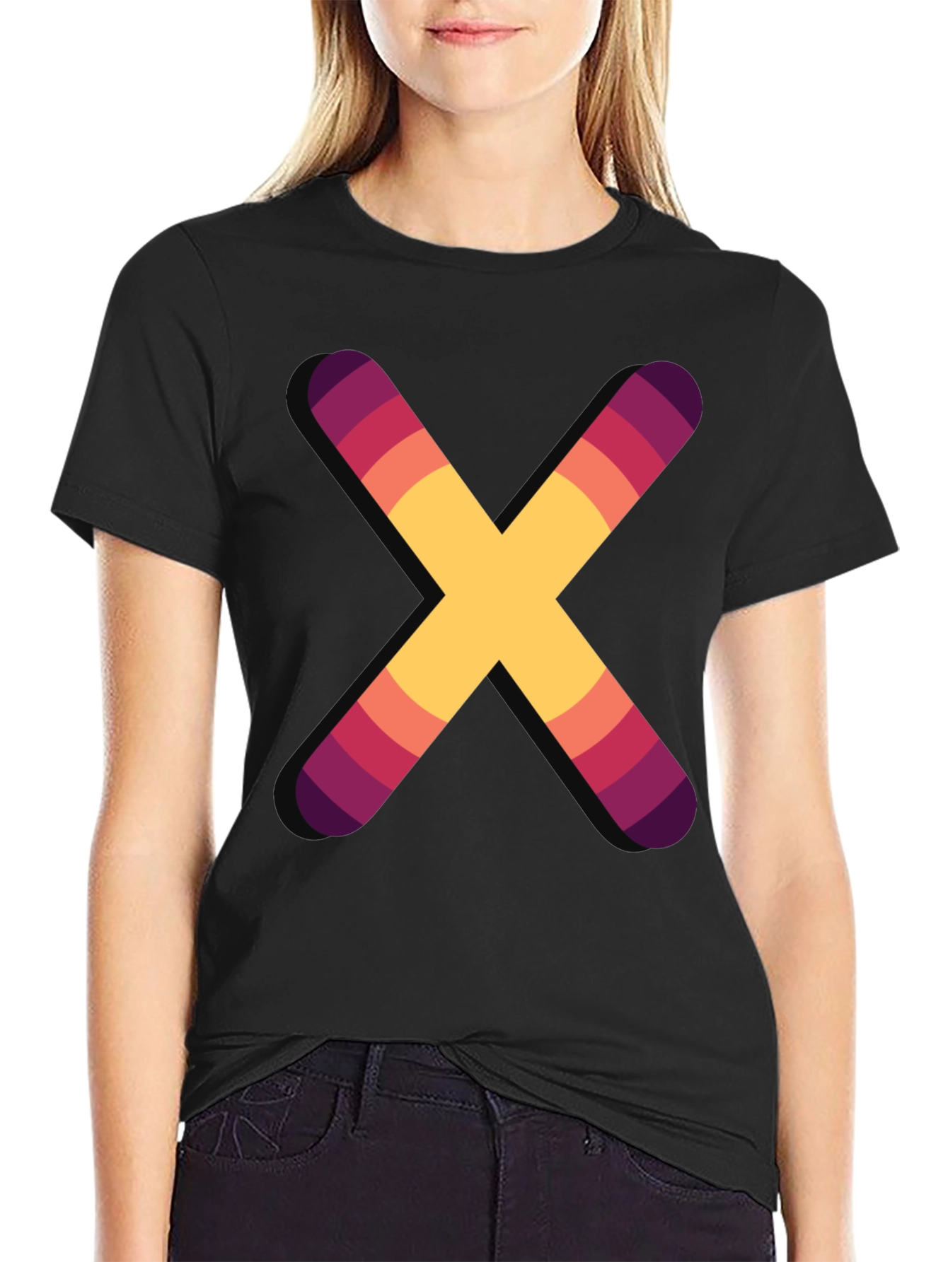 Colorful X Graphic T-Shirt