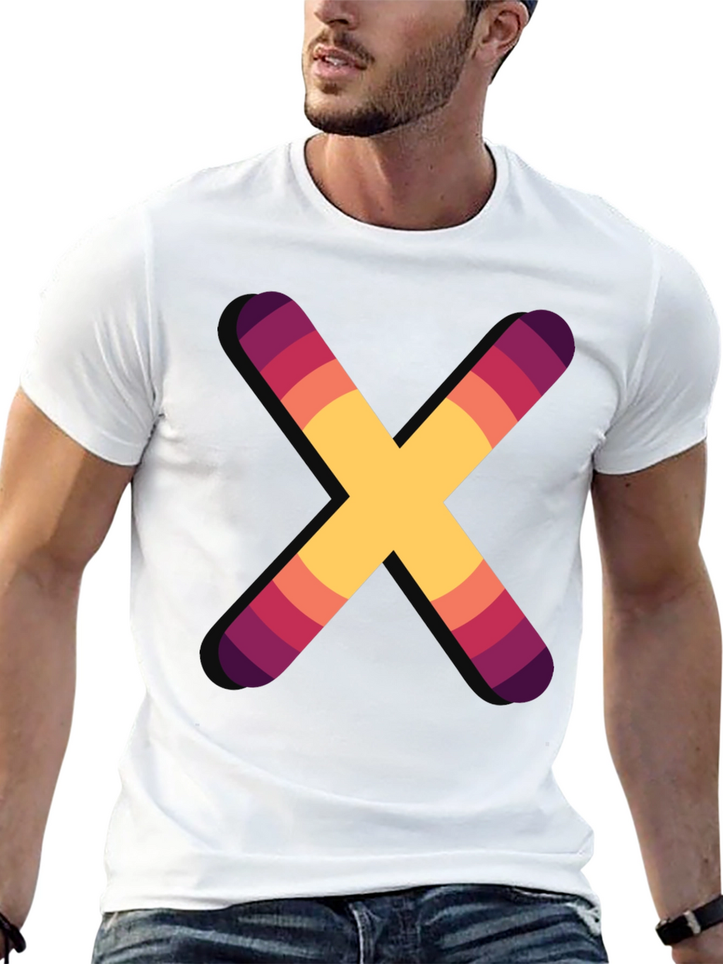 Colorful X Graphic T-Shirt