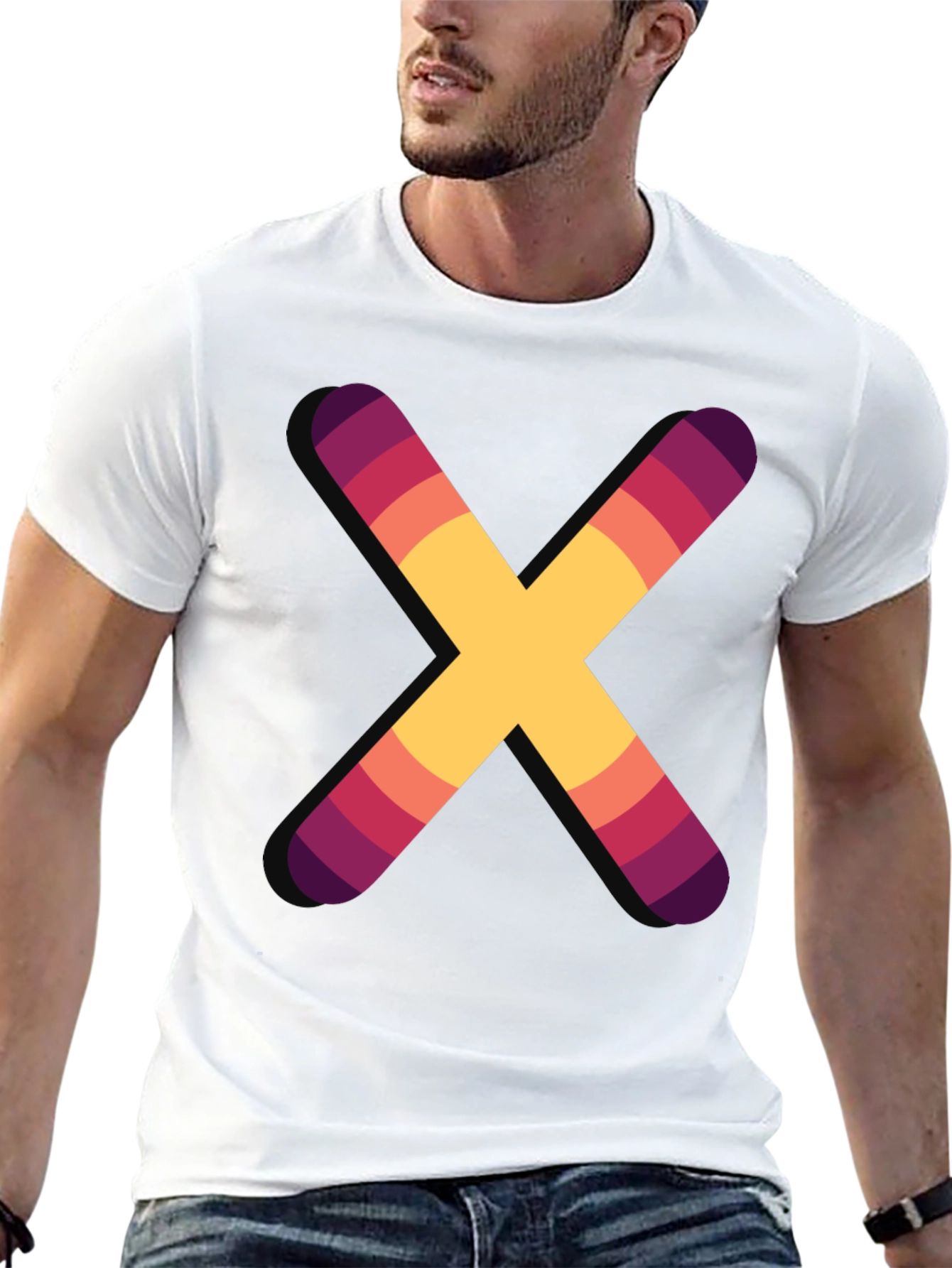 Colorful X Graphic T-Shirt