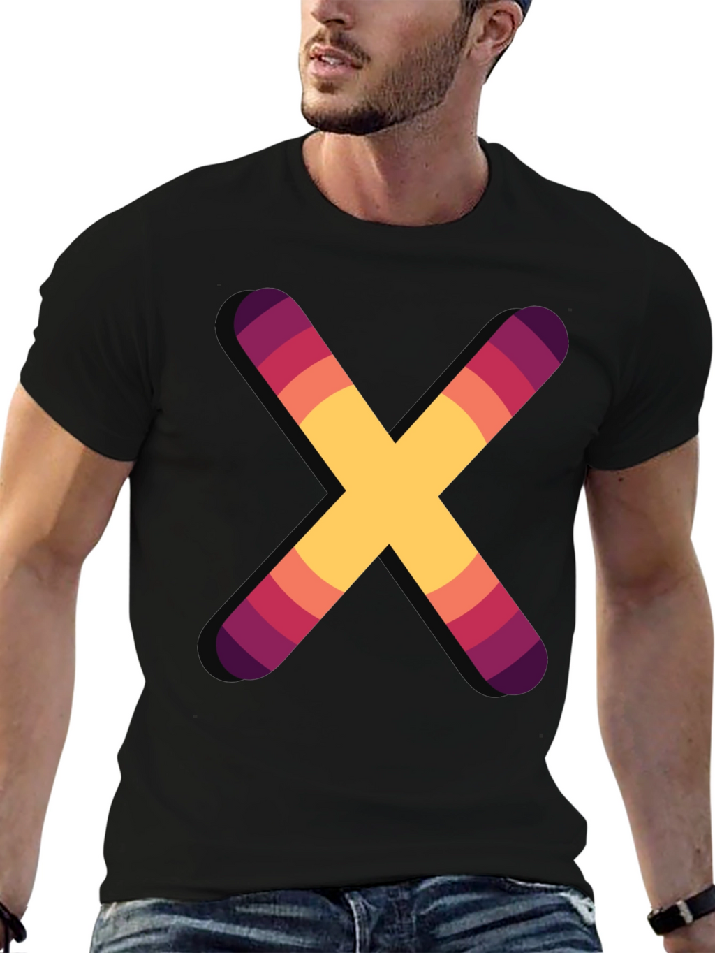 Colorful X Graphic T-Shirt