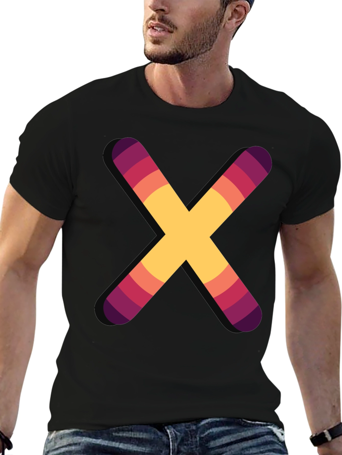Colorful X Graphic T-Shirt