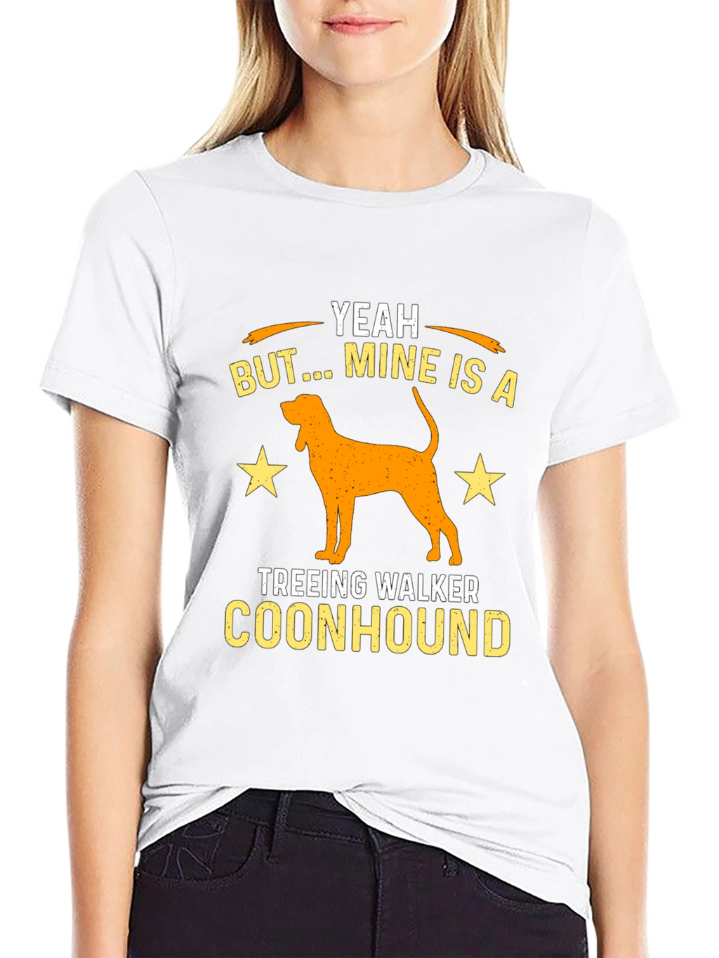Yeah But Mine is a Treeing Walker Coonhound T-Shirt