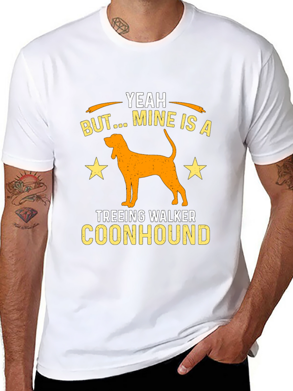Yeah But Mine is a Treeing Walker Coonhound T-Shirt