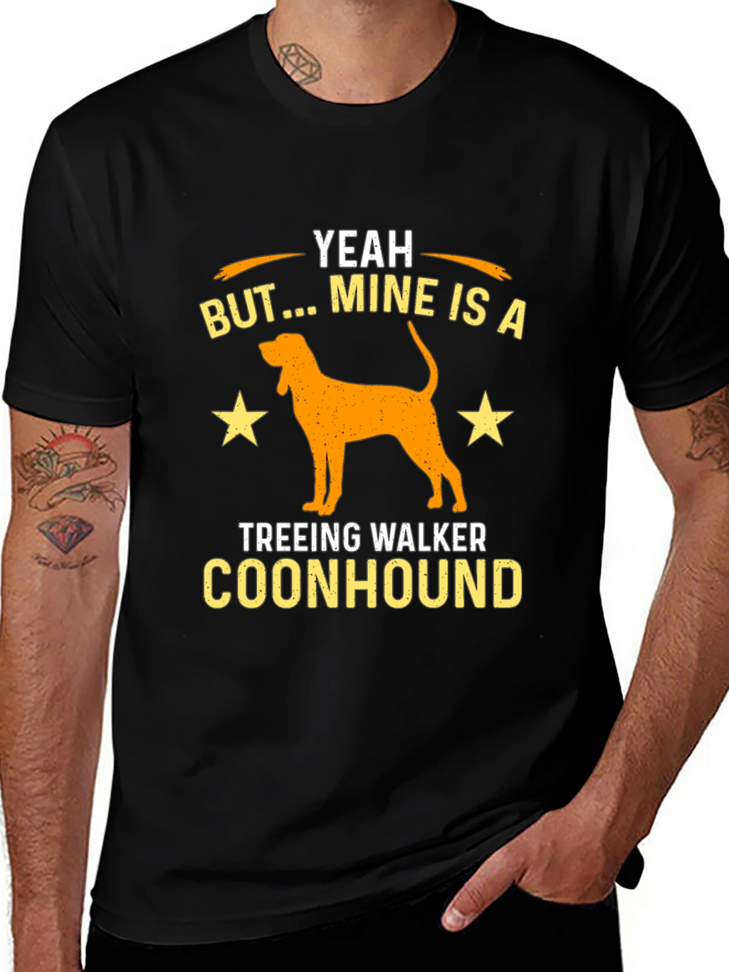 Yeah But Mine is a Treeing Walker Coonhound T-Shirt