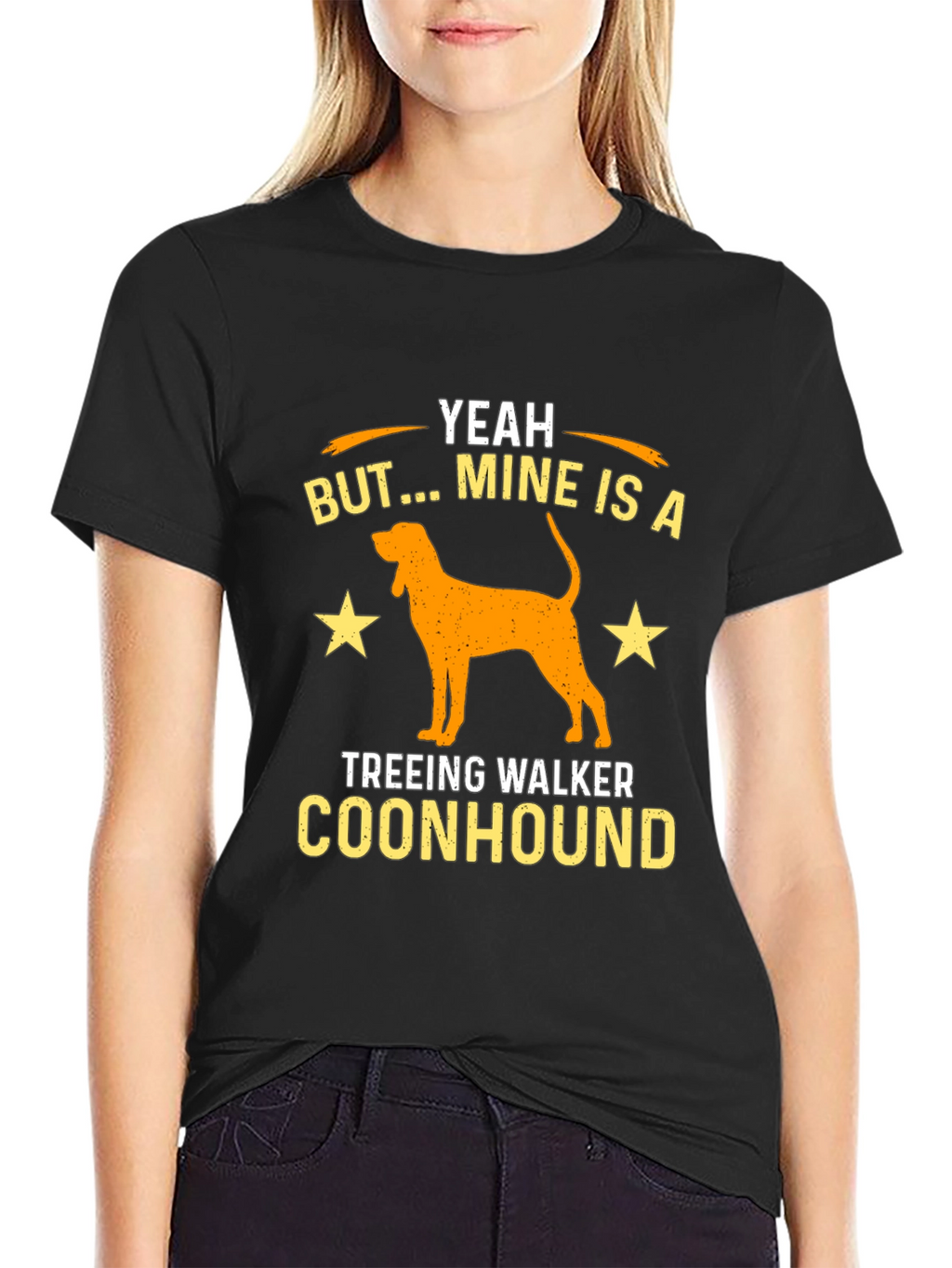 Yeah But Mine is a Treeing Walker Coonhound T-Shirt