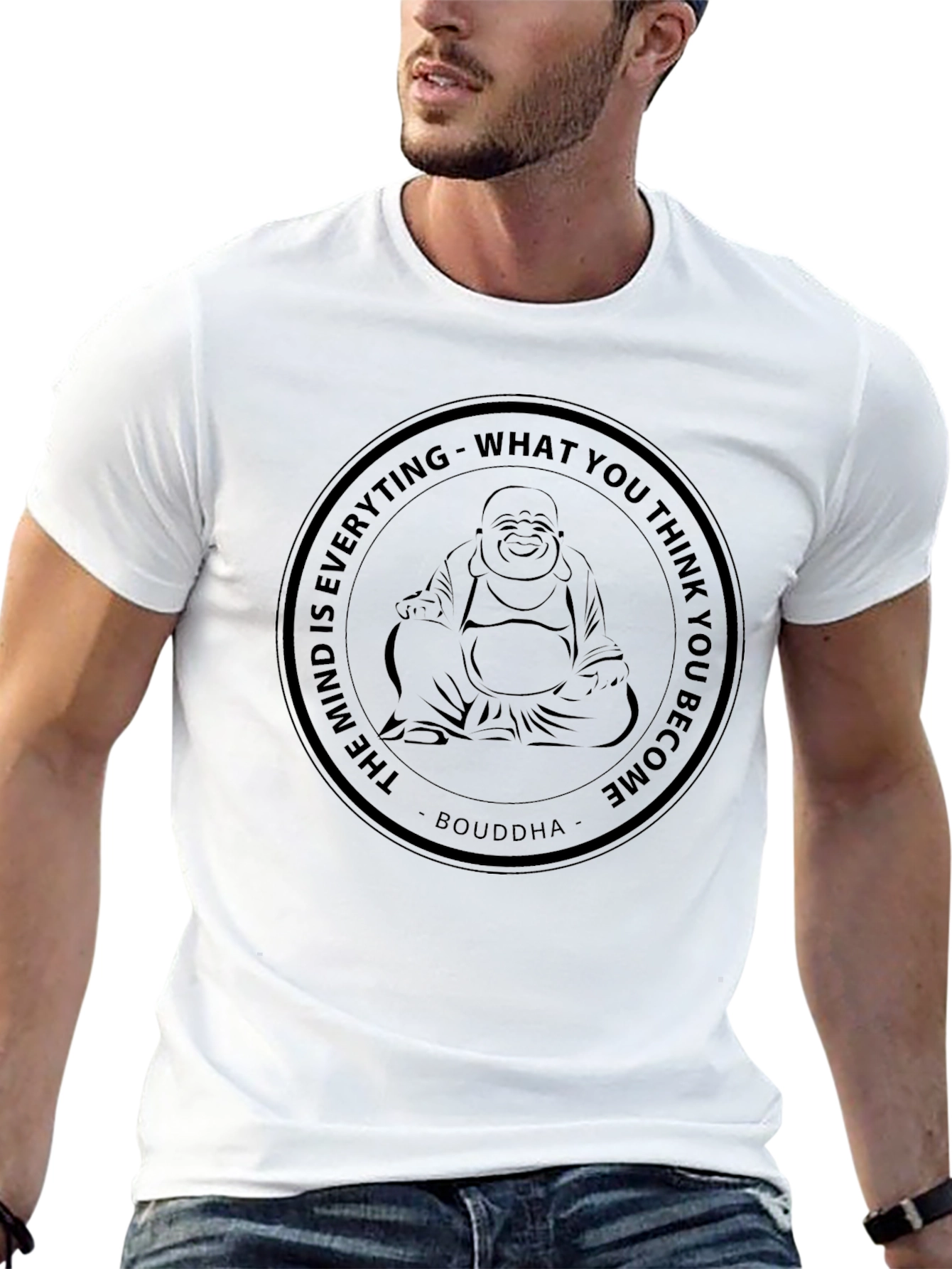 Buddha Mindset Graphic T-Shirt