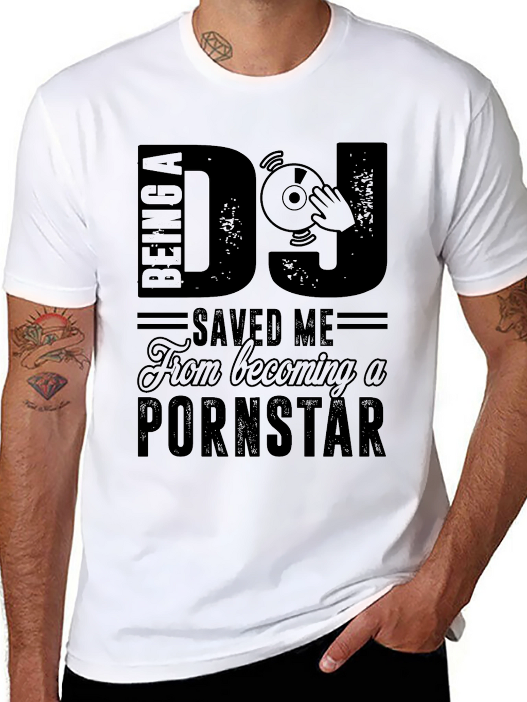 Funny DJ Saved Me T-Shirt