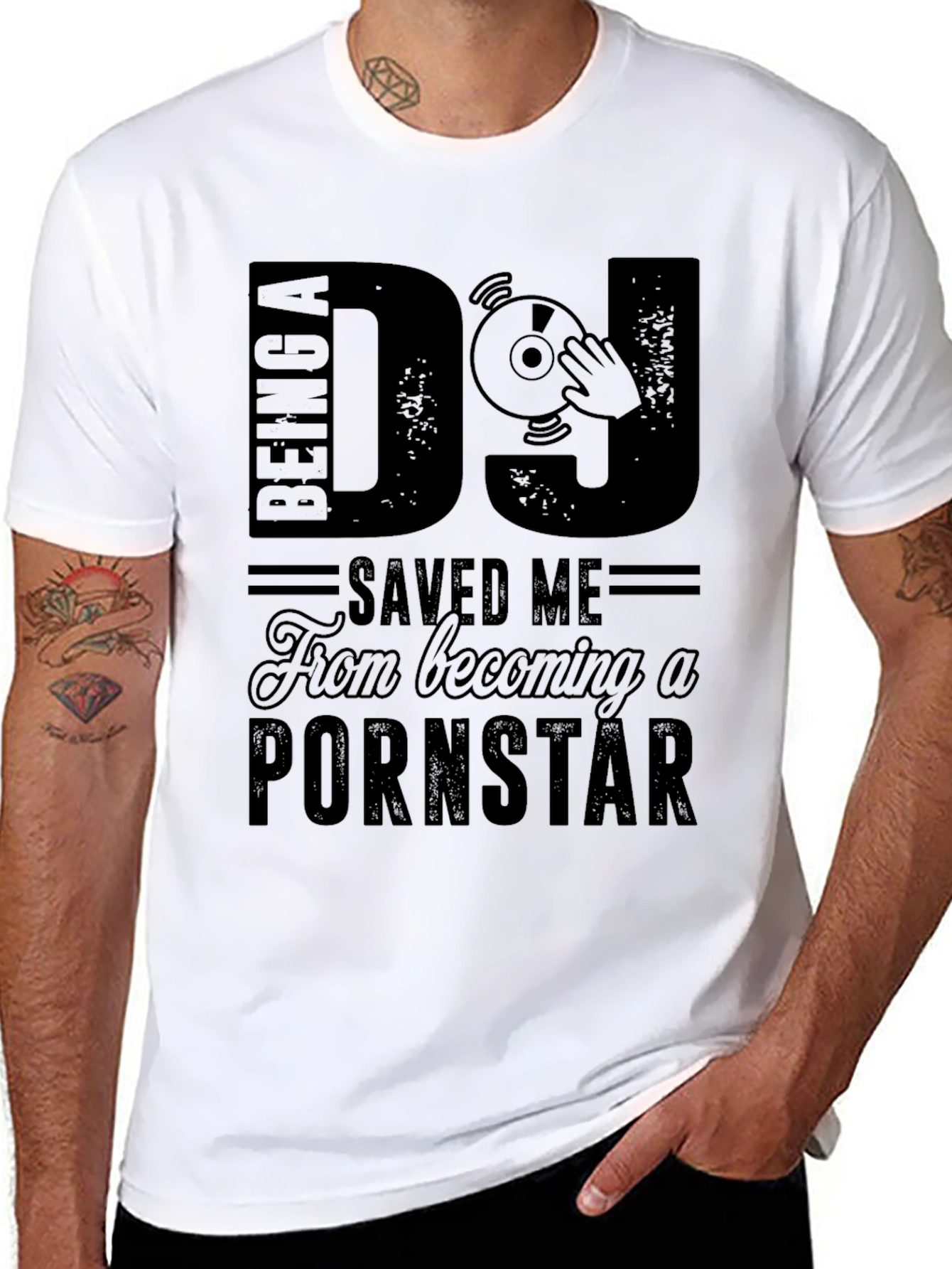 Funny DJ Saved Me T-Shirt