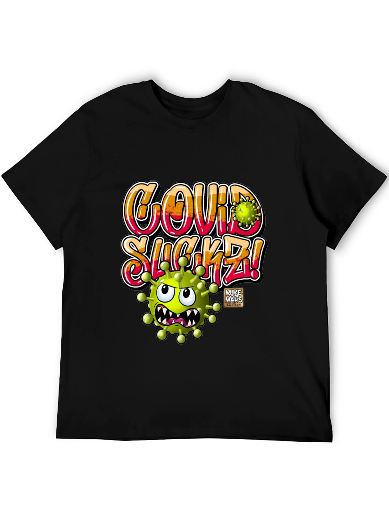 Covid Sucks Tee - Black Graphic T-Shirt