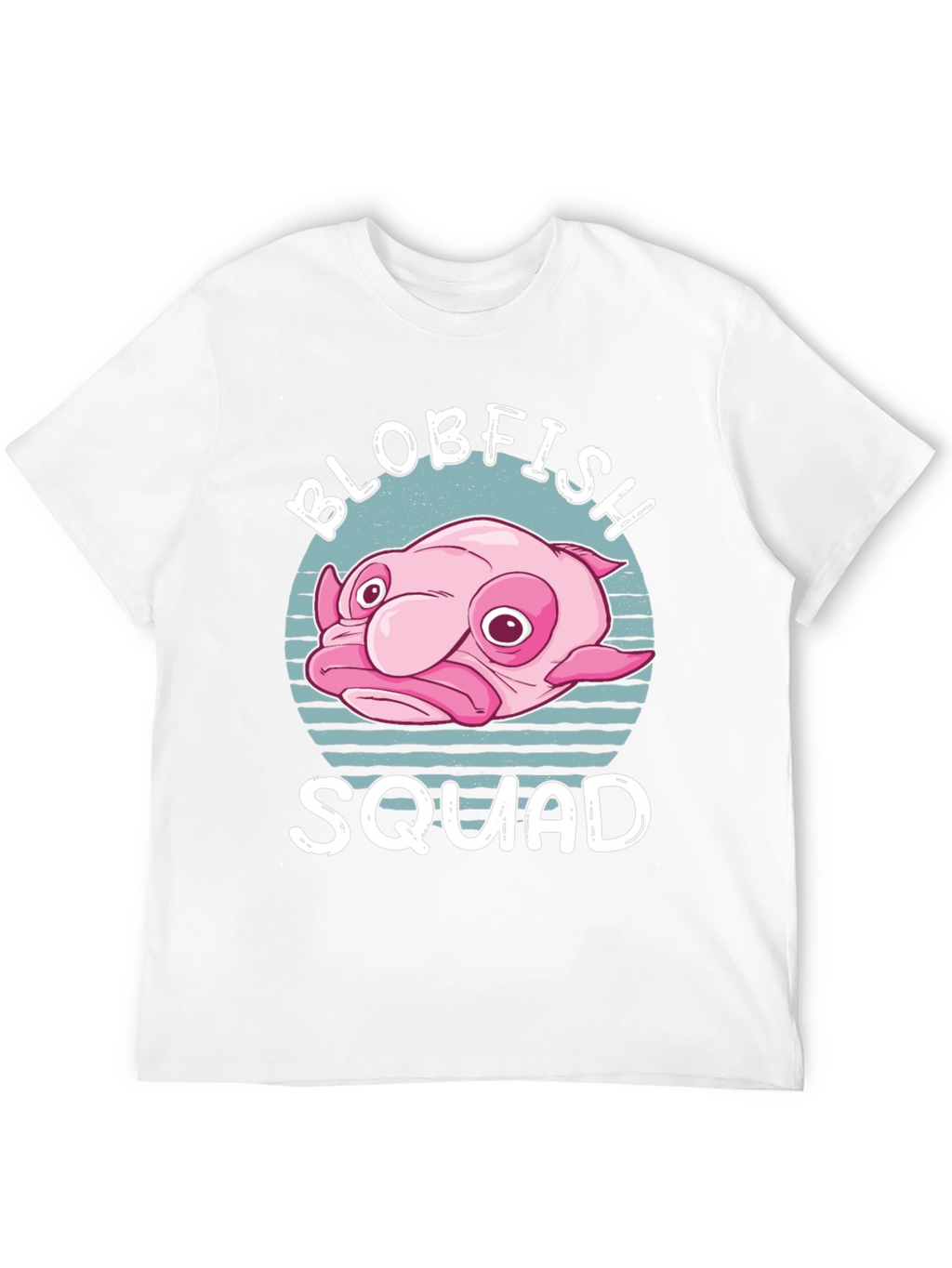 Blobfish Squad Graphic T-Shirt - Black Cotton Tee
