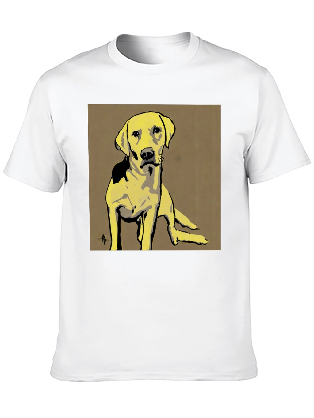 Dog Graphic Tee - Unisex Black T-Shirt
