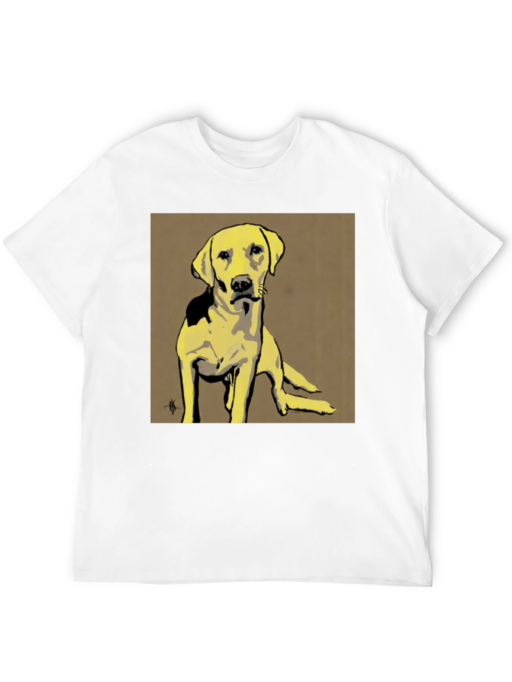 Dog Graphic Tee - Unisex Black T-Shirt