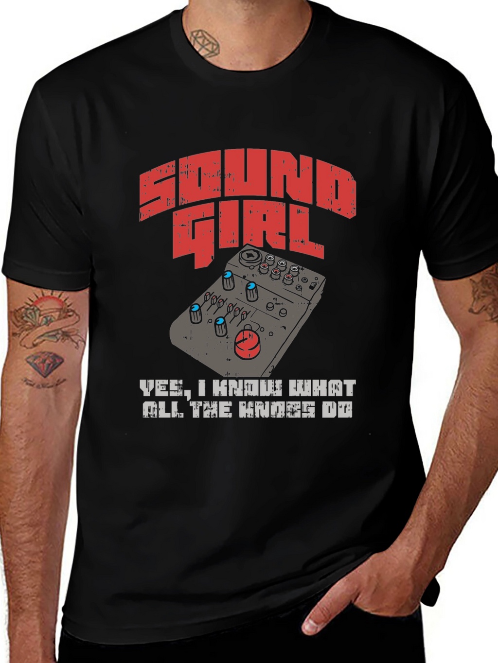 Sound Girl T-Shirt - Know Your Knobs