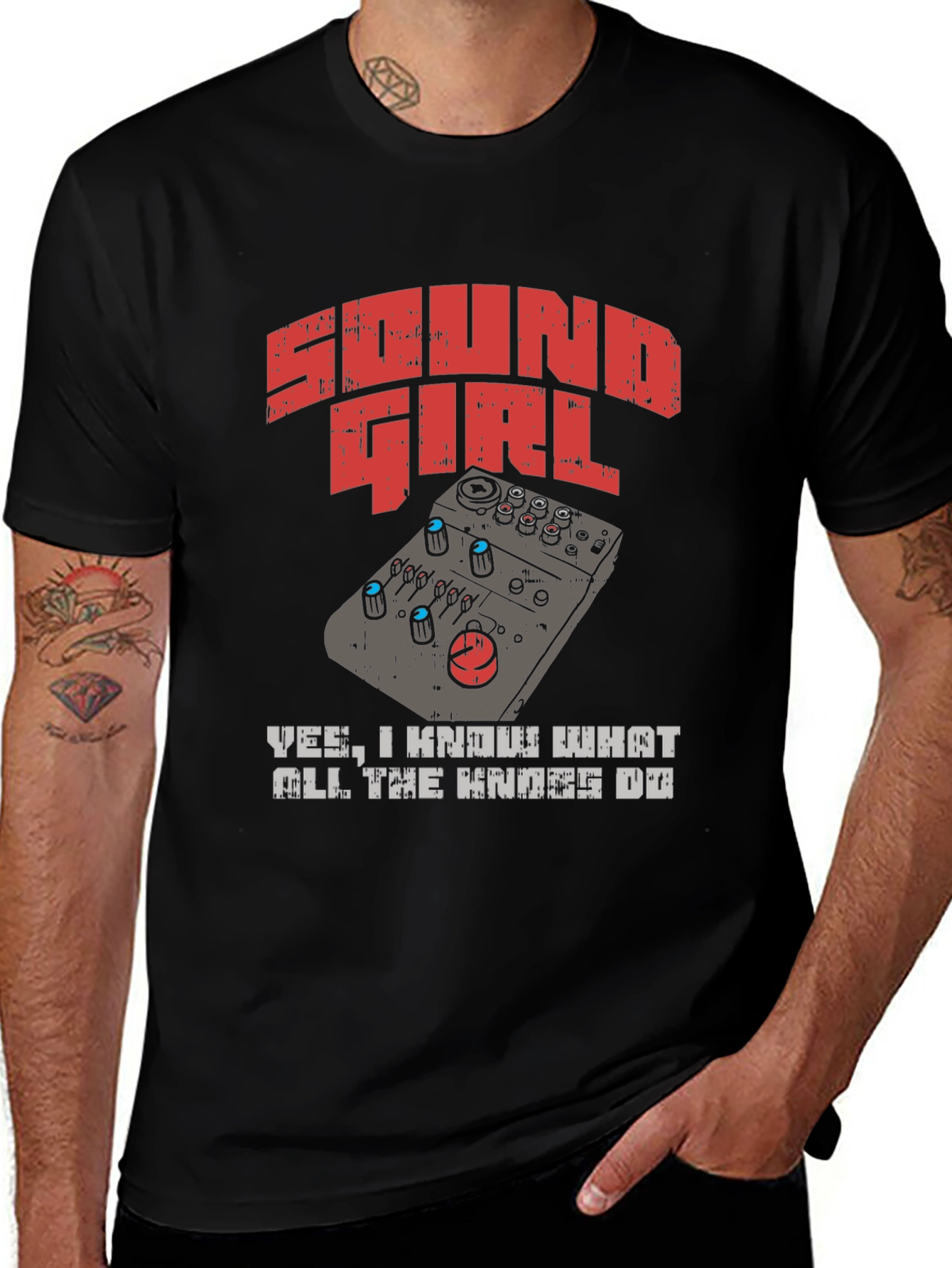 Sound Girl T-Shirt - Know Your Knobs