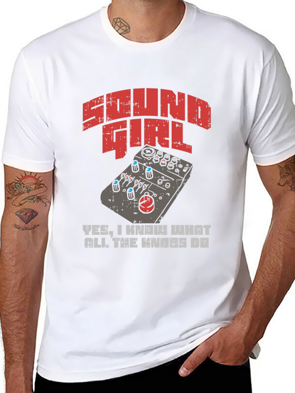 Sound Girl T-Shirt - Know Your Knobs