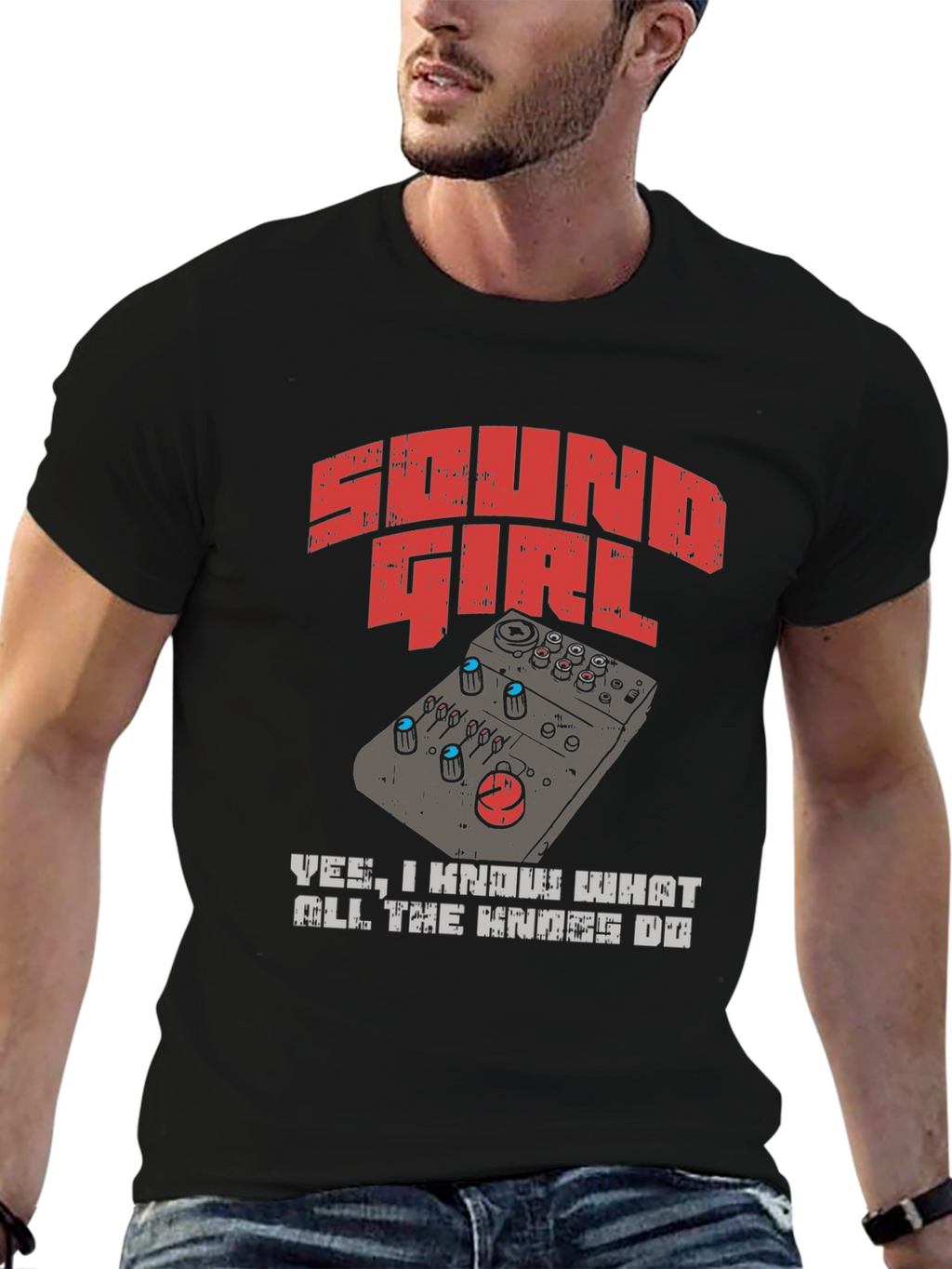 Sound Girl T-Shirt - Know Your Knobs