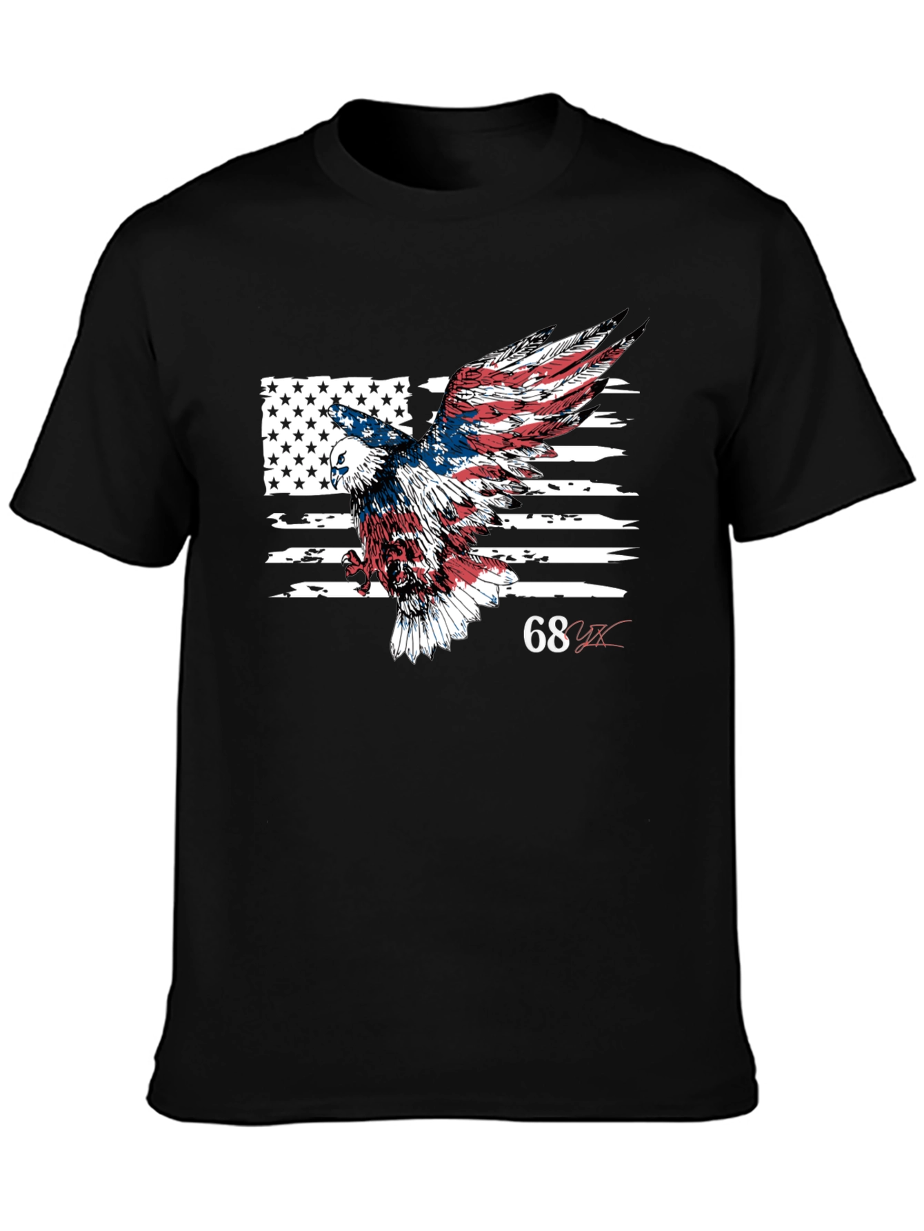 Patriotic Eagle Flag Graphic Tee