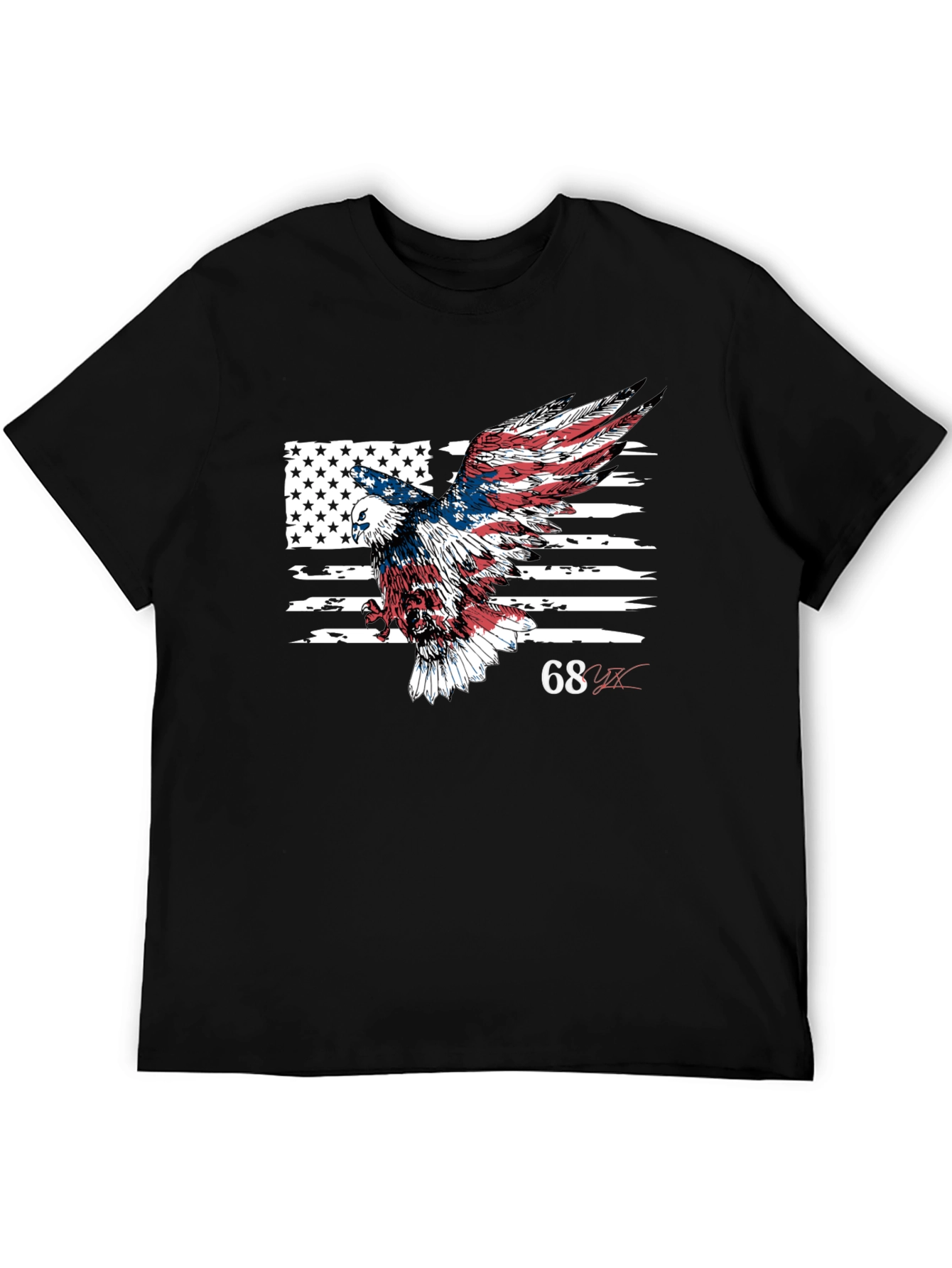 Patriotic Eagle Flag Graphic Tee