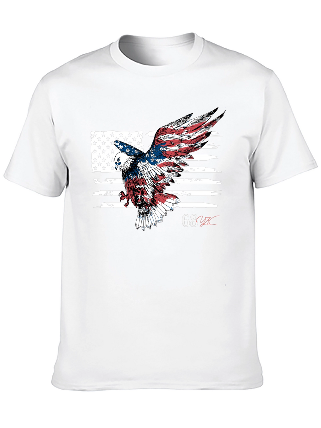 Patriotic Eagle Flag Graphic Tee