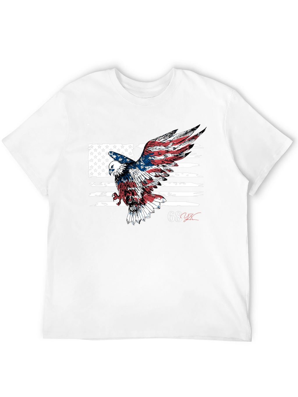 Patriotic Eagle Flag Graphic Tee