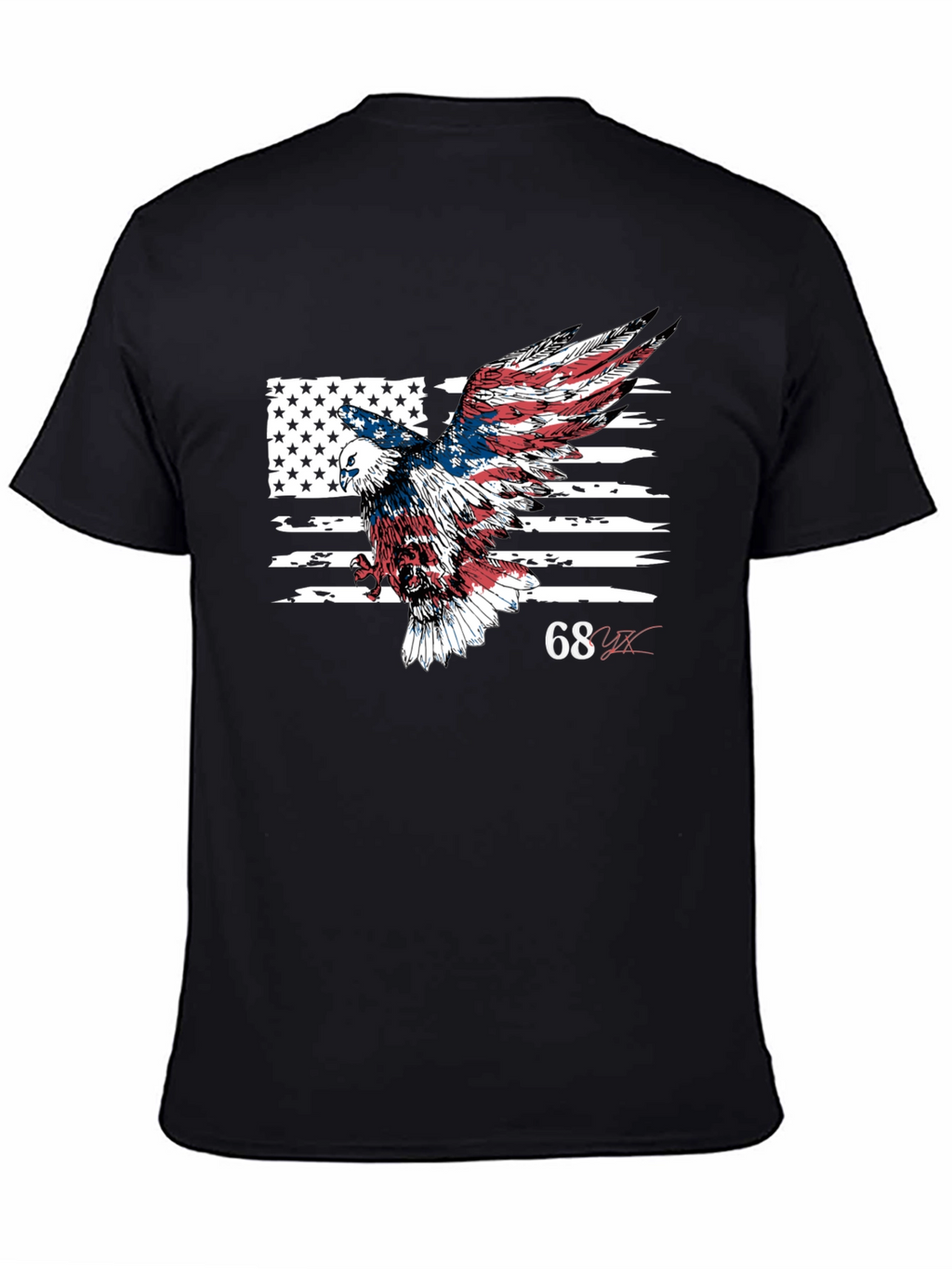 Patriotic Eagle Flag Graphic Tee