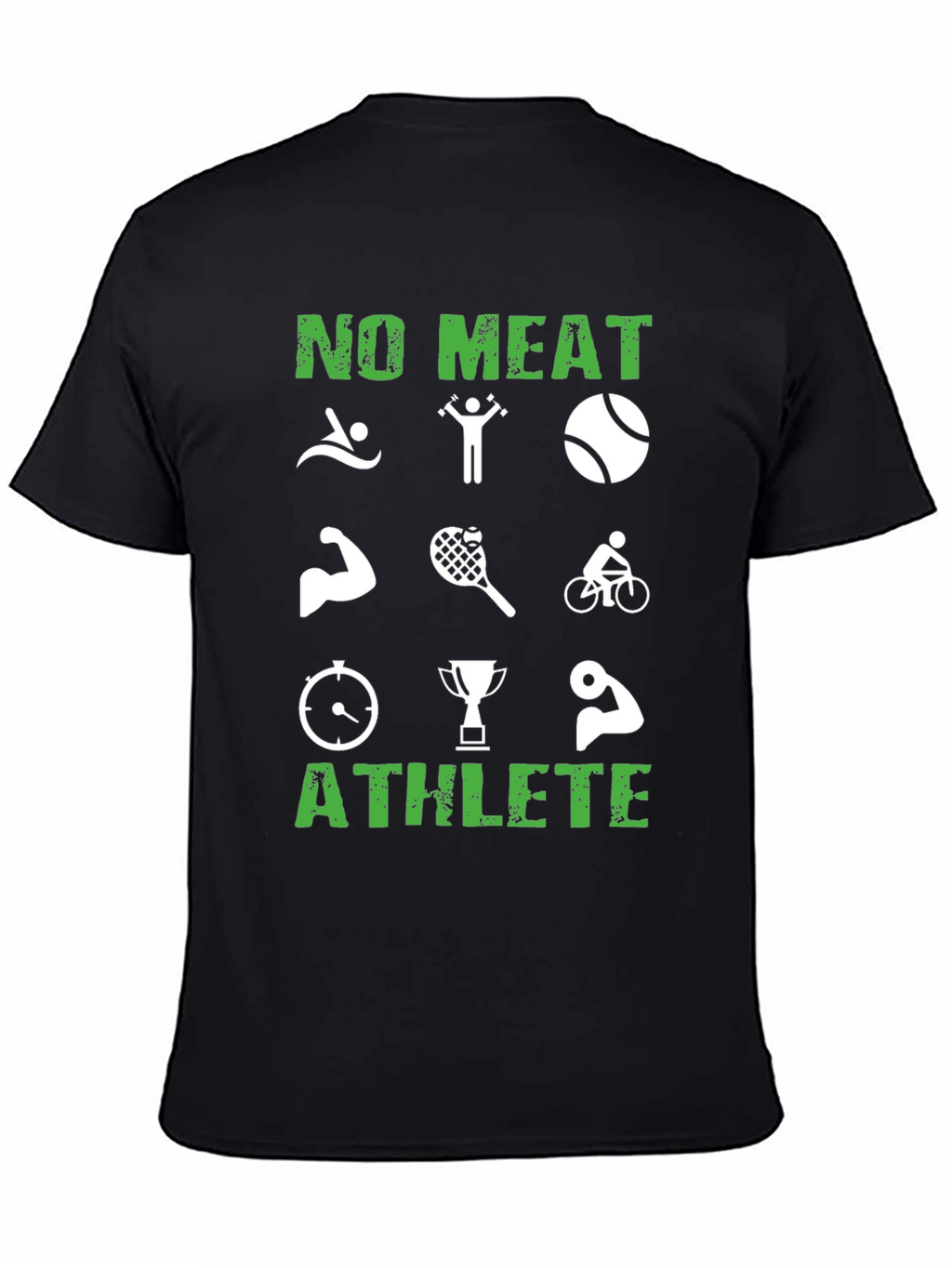 Vegan Athlete T-Shirt - No Meat Performance Tee