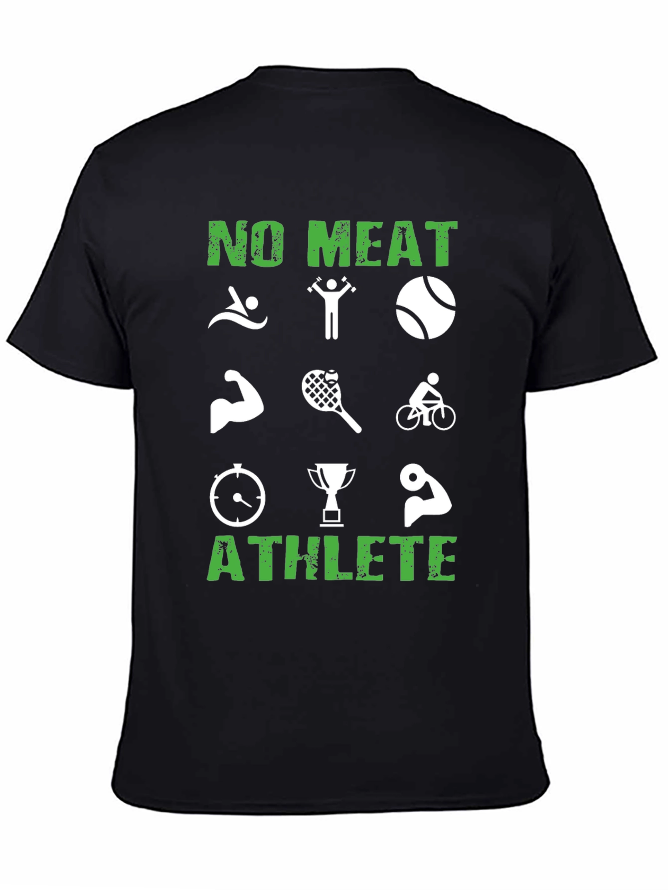 Vegan Athlete T-Shirt - No Meat Performance Tee