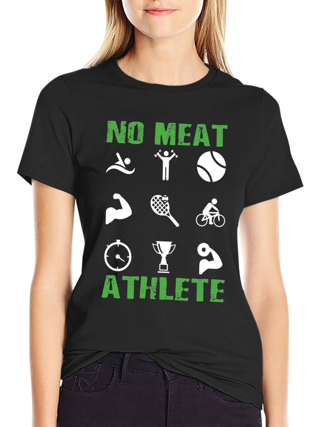 Vegan Athlete T-Shirt - No Meat Performance Tee