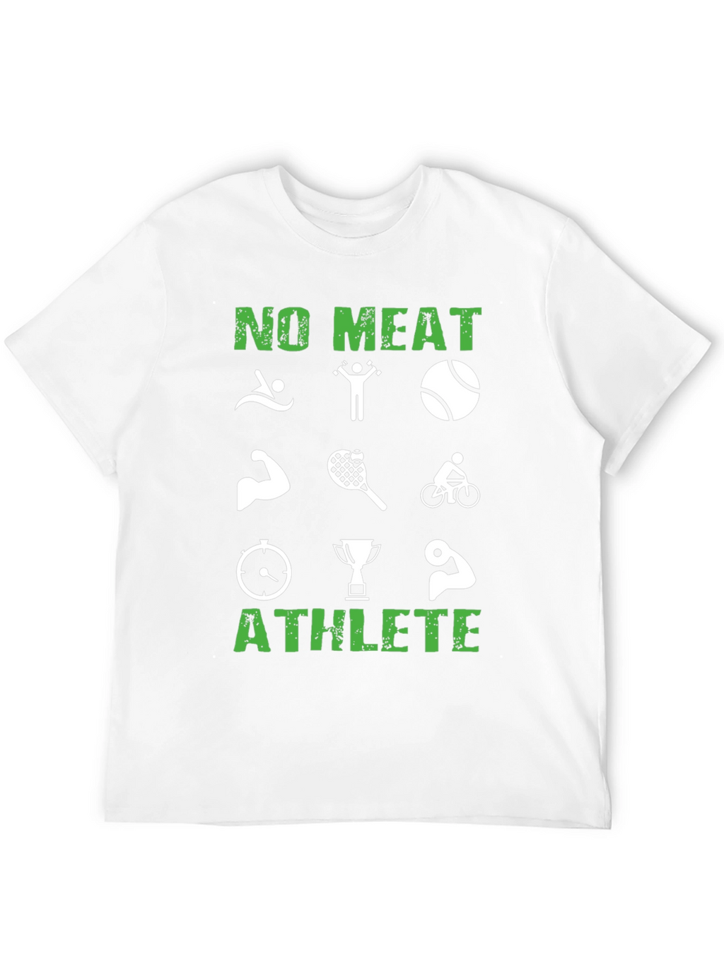 Vegan Athlete T-Shirt - No Meat Performance Tee