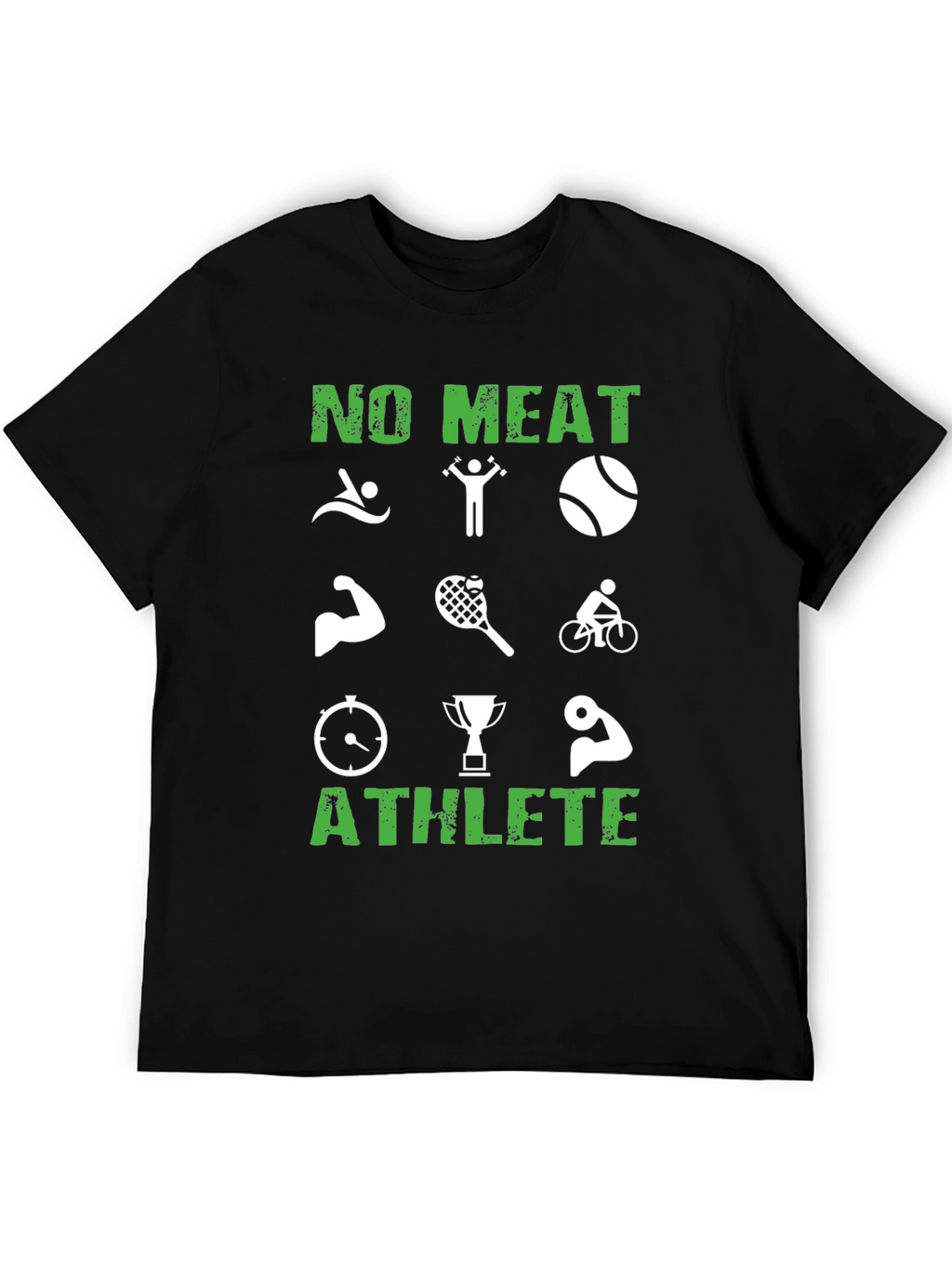 Vegan Athlete T-Shirt - No Meat Performance Tee