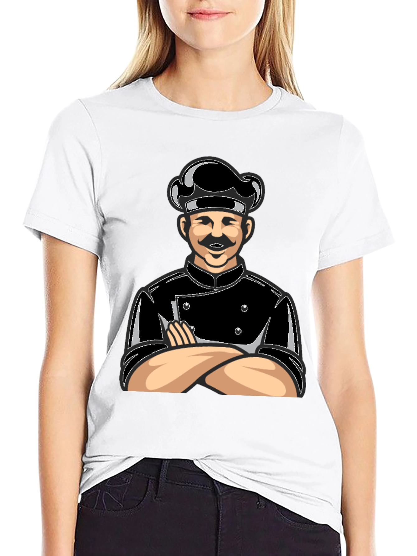 Chef T-Shirt - Culinary Cartoon Design