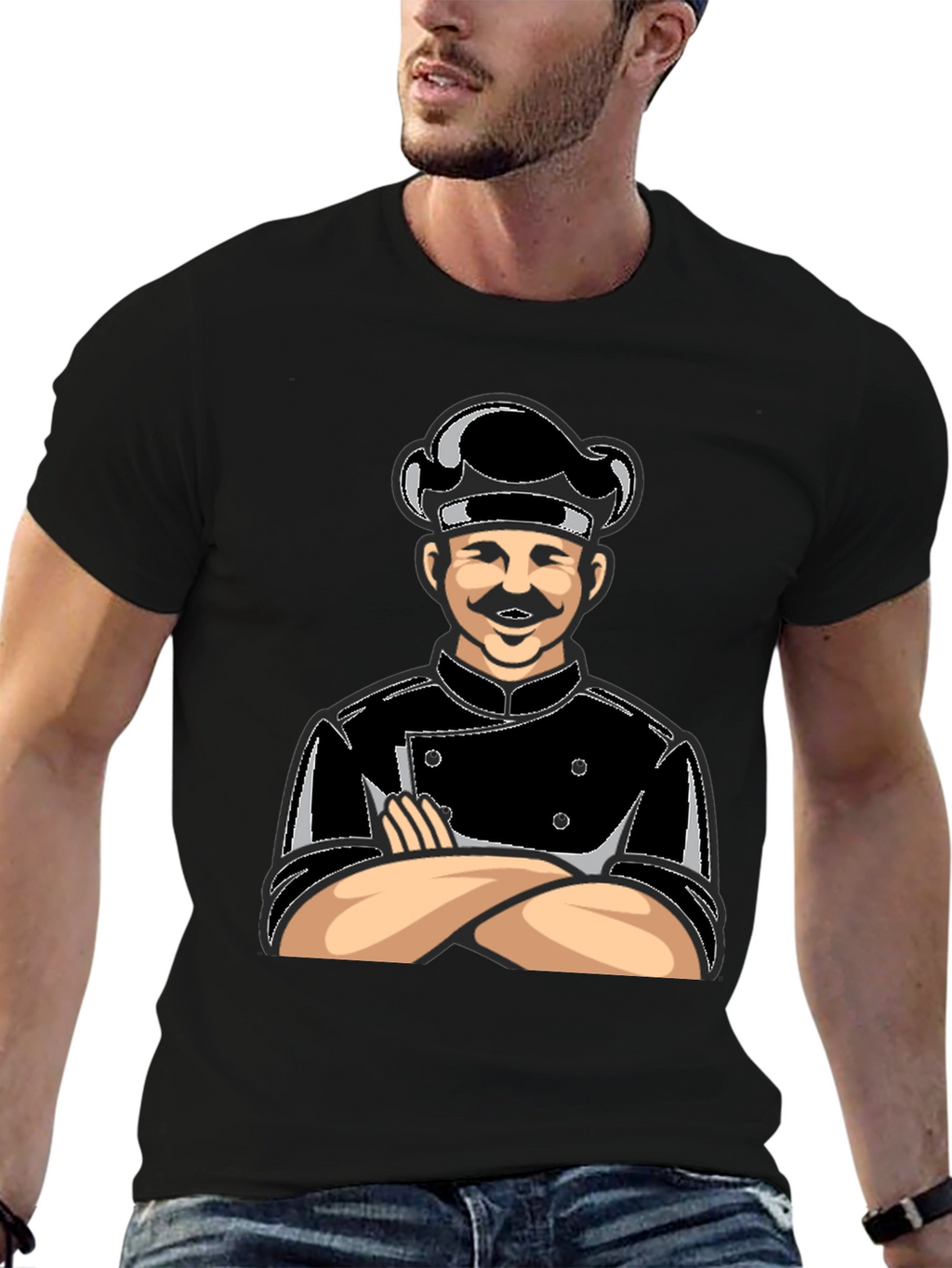 Chef T-Shirt - Culinary Cartoon Design