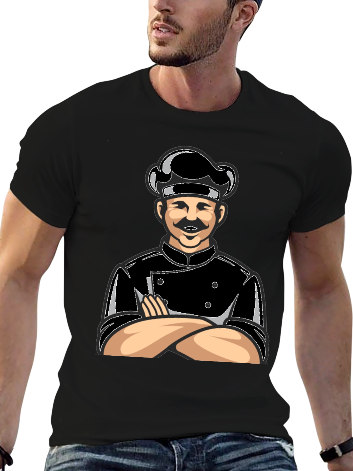 Chef T-Shirt - Culinary Cartoon Design