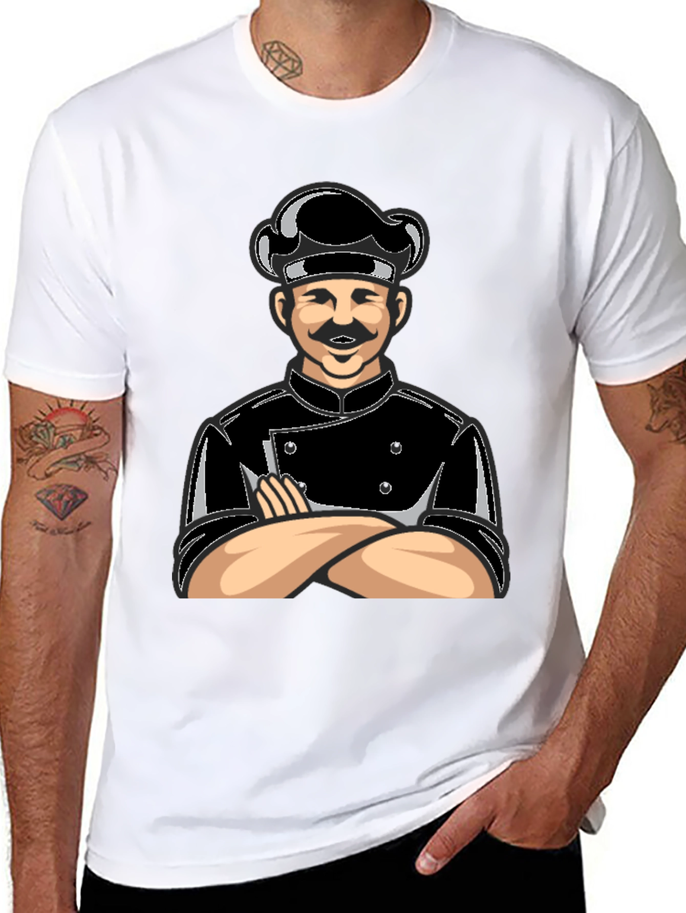 Chef T-Shirt - Culinary Cartoon Design