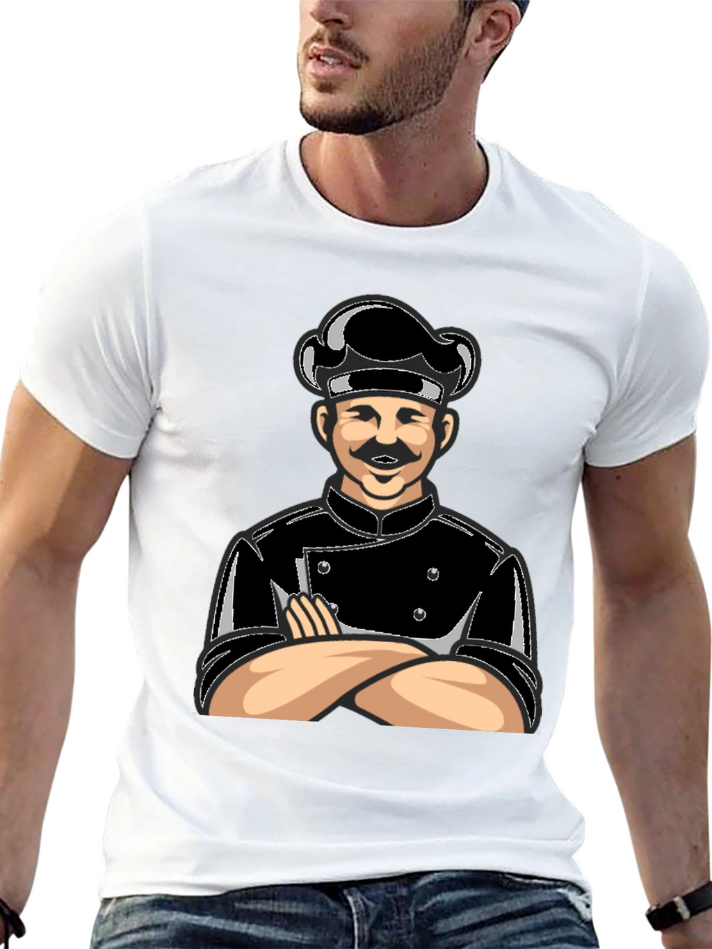 Chef T-Shirt - Culinary Cartoon Design