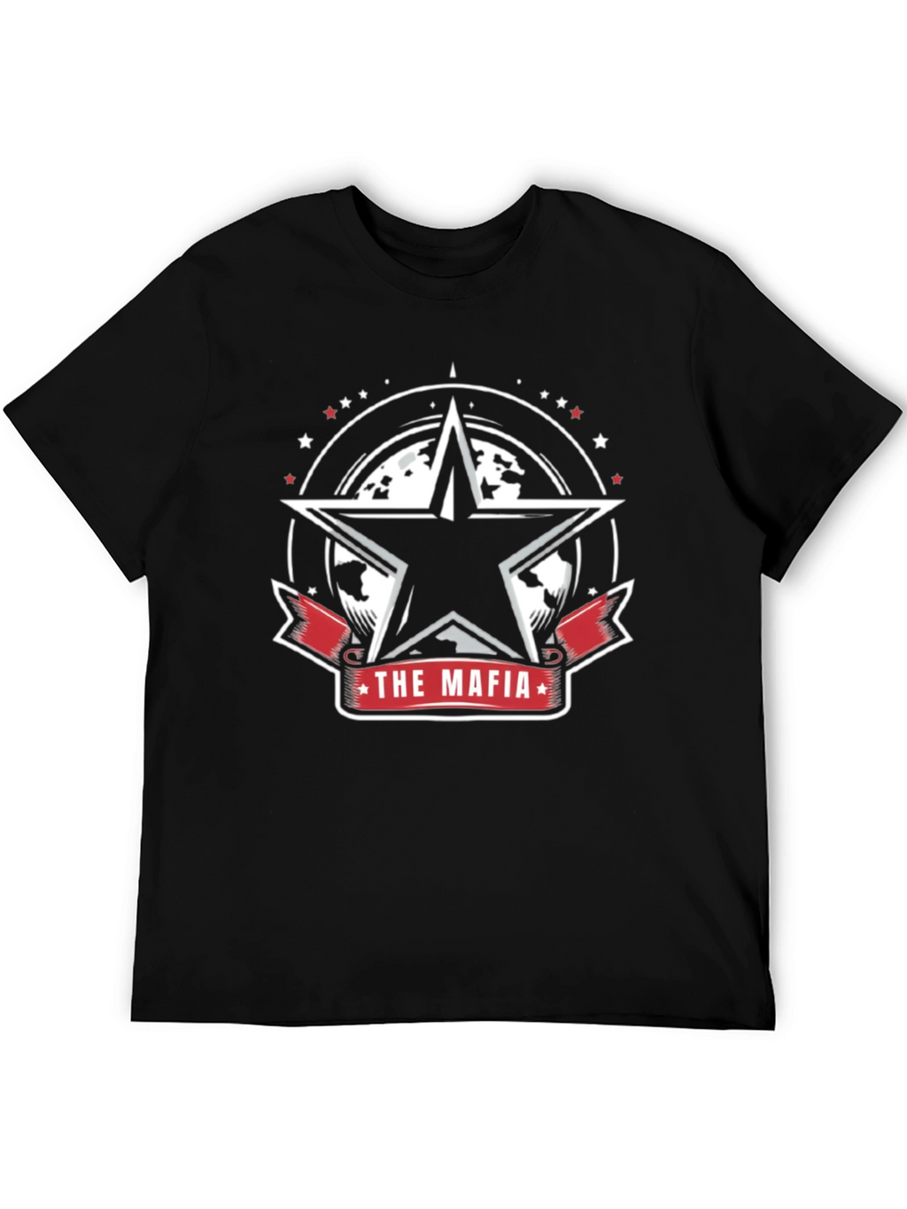 The Mafia Star Graphic T-Shirt - Cool Design