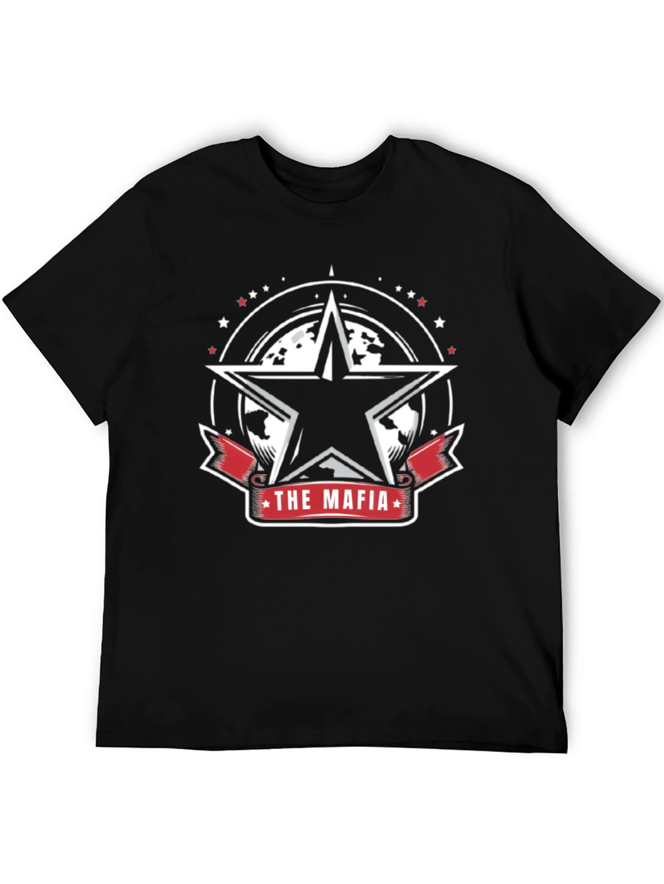 The Mafia Star Graphic T-Shirt - Cool Design