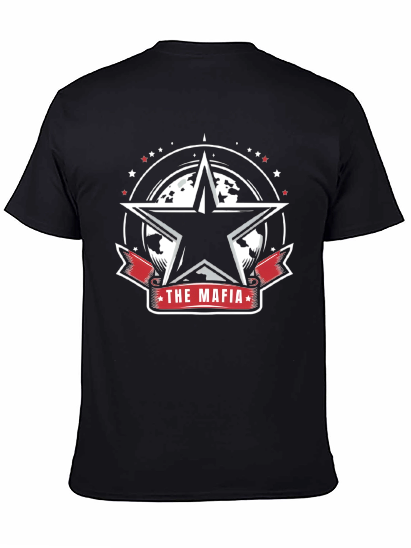 The Mafia Star Graphic T-Shirt - Cool Design