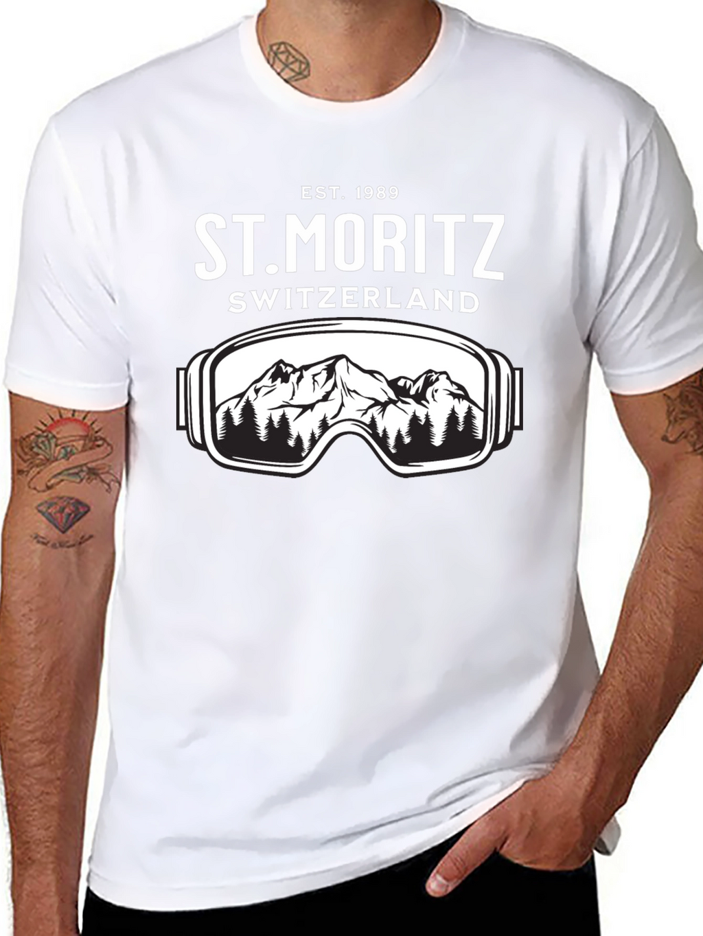 St. Moritz Switzerland Graphic T-Shirt